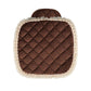 Car Cushion 1pc Plush Warm Cotton Pad Comfortable Lace Car Cushion Non-slip Breathable Car Cushion