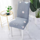4PCS Elastic Printed Dining Chair Cover for Hotel Wedding Party Office Chair Covers Spandex Stretchable  Chair Cover