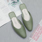 Korean Fashion Half Slippers Female Summer Wear Baotou Net Red Chic Lazy Single Shoes Wild One Pedal Female Slippers