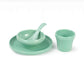 Chinese Style Restaurant Hotel Melamine Two-color Set of Four-piece Creative Anti-fall Imitation Porcelain Tableware