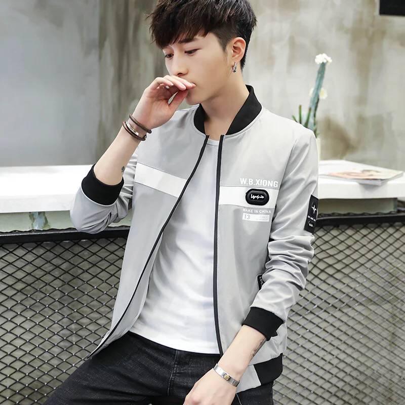 Men's Spring, Autumn and Winter Casual Jacket Trendy Slim Fit Plus Size Top