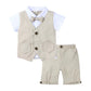 Baby Formal Suit Infant Blazer Toddler Gentleman Tuxedo Outfit Wedding Birthday Gift Clothes Set