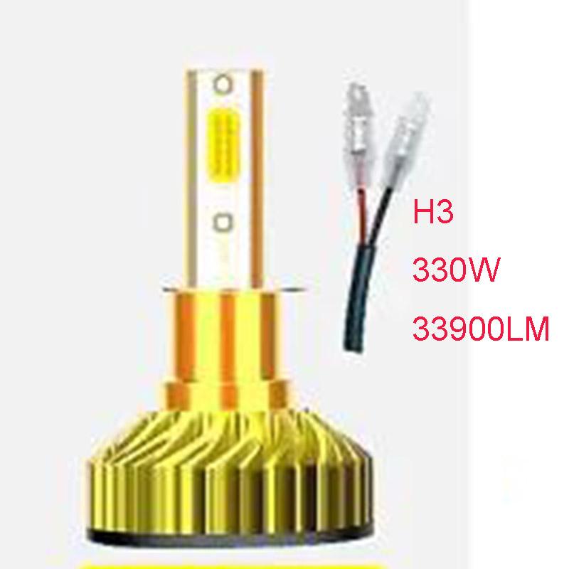 Front Lighting Car Headlights Strong Light Super Bright Car Bulb Accessories 12V24V 290W/330W H1 H4 H7 Far and Near Light Integrated 9005 9006 9012