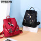 Backpack Fall Oxford Cloth Backpack Girls Backpack Animal Soft Shoulder Bag