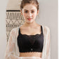 Gather Breathable Sexy Lace Solid Girls Push Up Underwear Adjustable Comfortable Buckle Women Bra