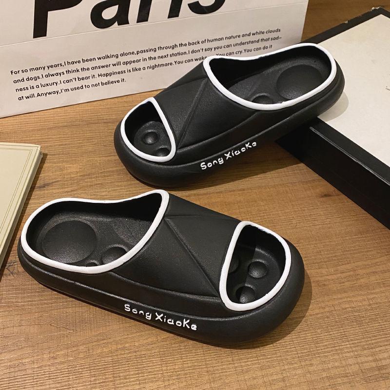 Slippery Slippers Women's Summer Indoor and Outdoor Wear At Home Non-slip Soft Thick Bottom Sandals and Slippers Light and Soft