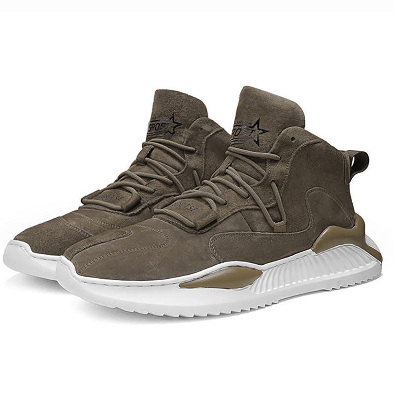 Men's High Top Sneakers Casual Running Shoes Korean Style Trendy All-match I Shoes