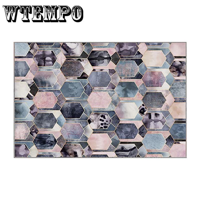 European Style Geometric Carpet big size High quality Home Mat Nordic  Living room Carpet rug
