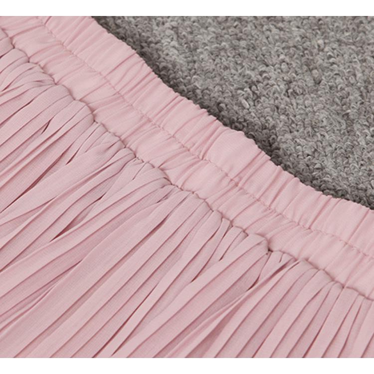 High Waist Chiffon Pleated Skirt Women Summer Mini Skirt Sexy Beach Skirt Short Ladies Skirts