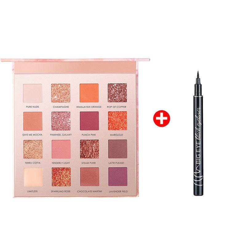 Multiple specifications palette eyeshadow pink pearl mud girl eyeshadow matte not easy to discolor