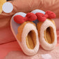 Autumn and Winter Bowknot Cotton Slippers Non-slip Flat Shoes Casual Fashion Cute