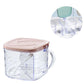 Household Seasoning Box Kitchen Four-grade Transparent Seasoning Box Seasoning Supplies Storage Box