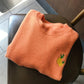 Fruit Embroidered Loose Sweater Women's Long-sleeved Round Neck Pullover Sweater Wild