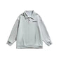 Male Lapel Sweater Loose POLO Wild Trend Spring  Handsome Waff INS Comfortable and Warm Breathable Cotton Hoodie