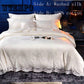 Bedroom Home Bedding Set European Silk Four-piece Fashion Lace Bed Skirt All Seasons