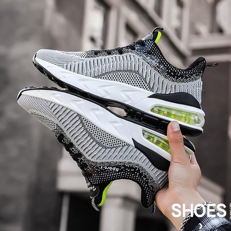 Men's Sneakers Shock Absorption Lightweight Casual Running Shoes Breathable Running Shoes with Soft Sole Mesh