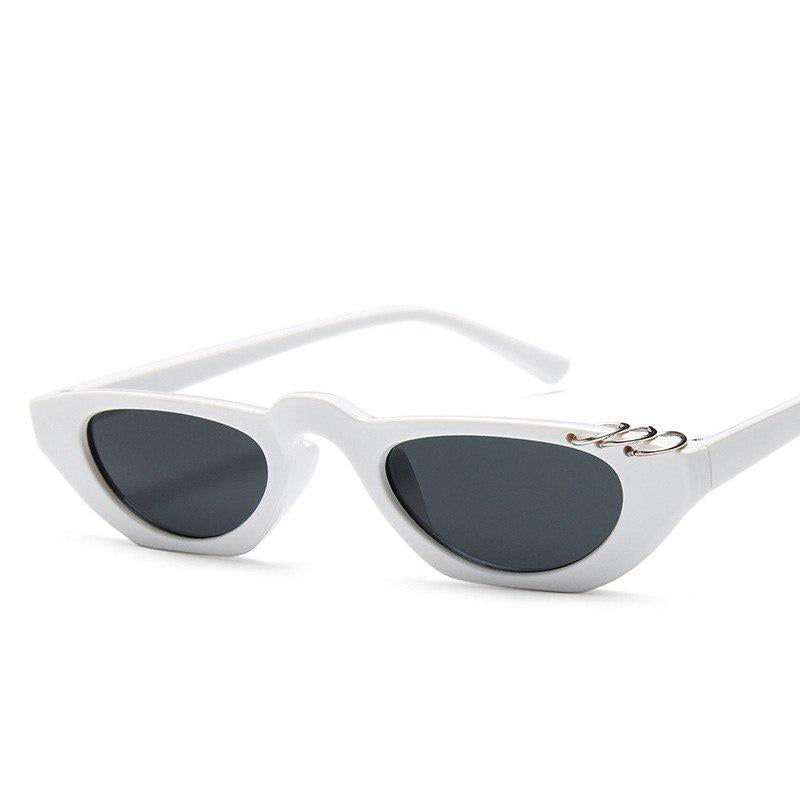 Vintage Small Cat Eye Sunglasses Women 2019 Luxury Brand Designer Cateyes Sun Glasses Retro Small Re