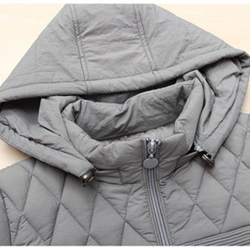 WTEMPO Cotton-padded Jacket Women's Mid-length Slim Padded Jacket Middle-aged Mother Down Padded Jacket