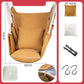 Solid Color Canvas Hammock Thickened and Enlarged Detachable Swing Cradle Chair