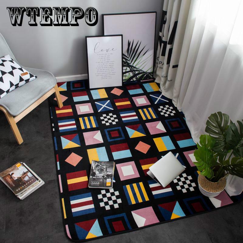 Nordic minimalist  Carpets for Living room rug Modern European coffee table mat Rugs Bedroom