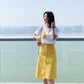 Fashion Skirt Summer Women Skirt Cotton Single-breasted Green Skirt Plus Size Casual Skirts Pocket Sexy Skirts Women