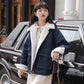 Winter Plus Velvet Denim Jacket Women's Loose Lamb-like Wool Padded Coat Short Student Cotton Coat