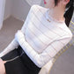 Women's Half Turtleneck Mesh Fungus Edge Bottoming Shirt Slim Fit Long Sleeve Knit Stretch Plus Size Sweater