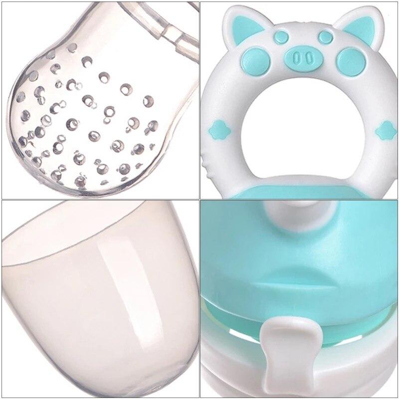 Silicone Fresh Food Nibbler Baby Feeder Kids Boy Girl Fruit Nipples Feeding Safe Infant Baby Supplies Nipple Soother Bottles ZXH