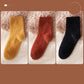 Three Pairs of Mink Fleece Socks Autumn and Winter Plus Fleece Thick Warm Floor Socks Women's Coral Fleece Home Sleep Socks