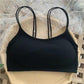Cross Style Beautiful Back Suspender Vest Gathered Wrap Chest Rag Top Backing Anti Light Hand Holding Girl's Solid Color Bra