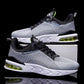 Men's Sports Shoes Fashion Versatile Lightweight Leather Surface Waterproof Non-Slip Running Shoes