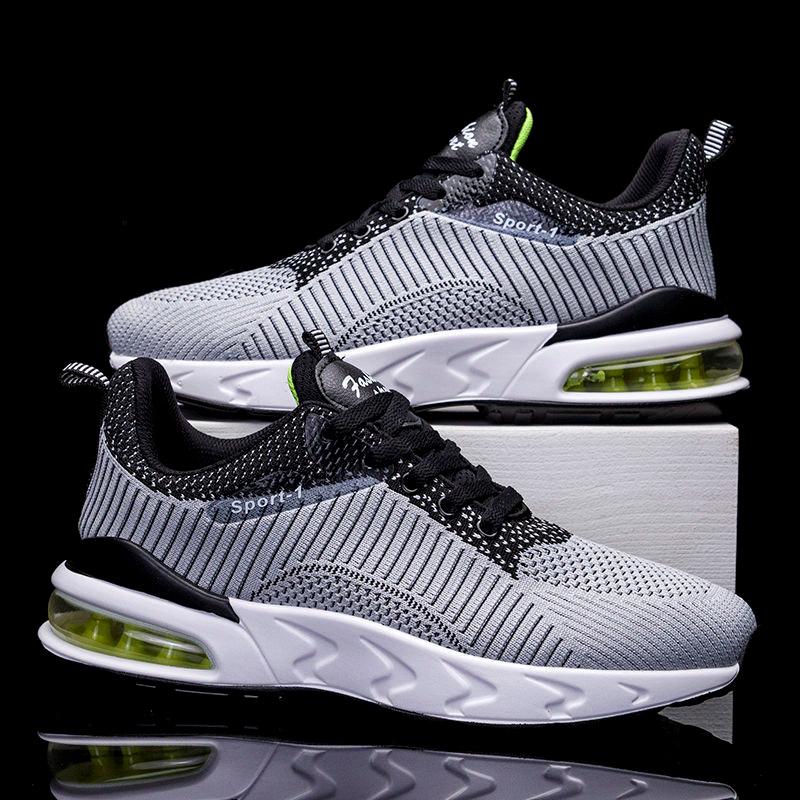Men's Sports Shoes Fashion Versatile Lightweight Leather Surface Waterproof Non-Slip Running Shoes