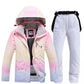 Ski Suit Women's Suit Snowboard Double-board Ski Pants Winter Outdoor Windproof Warmth Thickened Ski Suit Sports Suit Waterproof Jackets