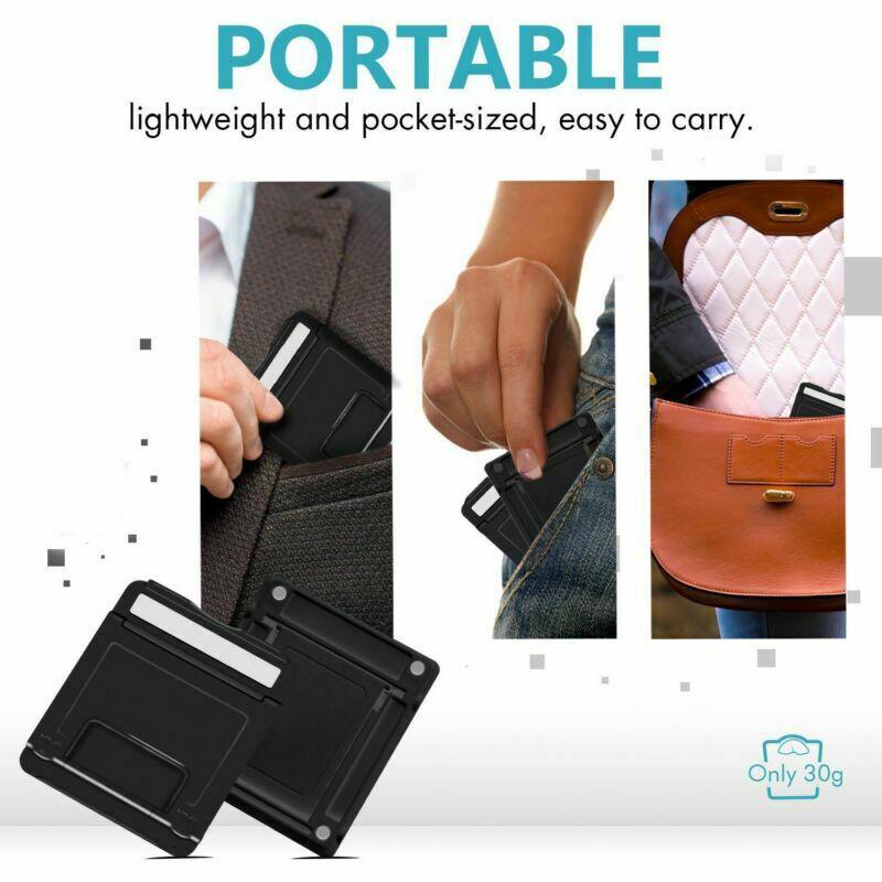 2PCS Creative Portable Universal Folding Plastic Phone Holder Tablet Computer Stand