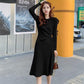 Mid-length Casual Sweater In Autumn and Winter with Slim Thick Dress Over The Knee Knit Women's Bottoming Shirt