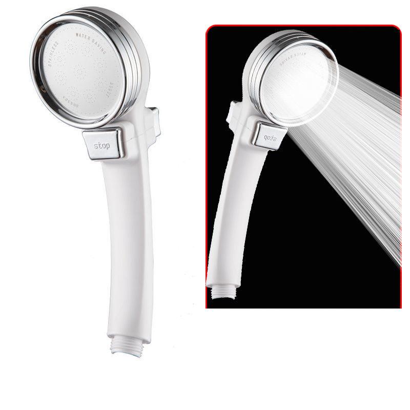 Bathing Pressurized Shower Nozzle Bathing Artifact Set Adjustable Shower Holding Shower Head One-button Water Stop Shower