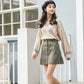 Autumn and Winter Sweater Women Loose Students V Trumpet Sleeve Pullover Ladies Bottoming Sweater