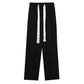 Drawstring Sweatpants Women's Autumn and Winter High Waist Loose Straight Drape Wide-leg Pants Lazy Walking Curved Pants Mopping Casual Pants