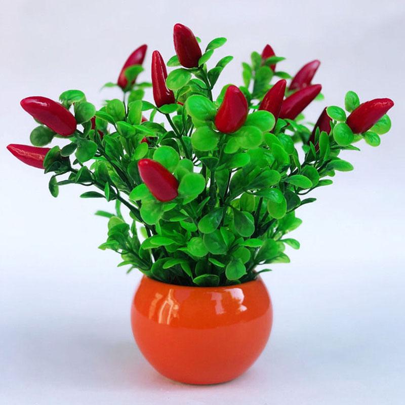 Artificial Flower Ceramic Set  Home Decorations Wedding Decoration Decorations Floral Art Fake Flowers Small Potted Plants