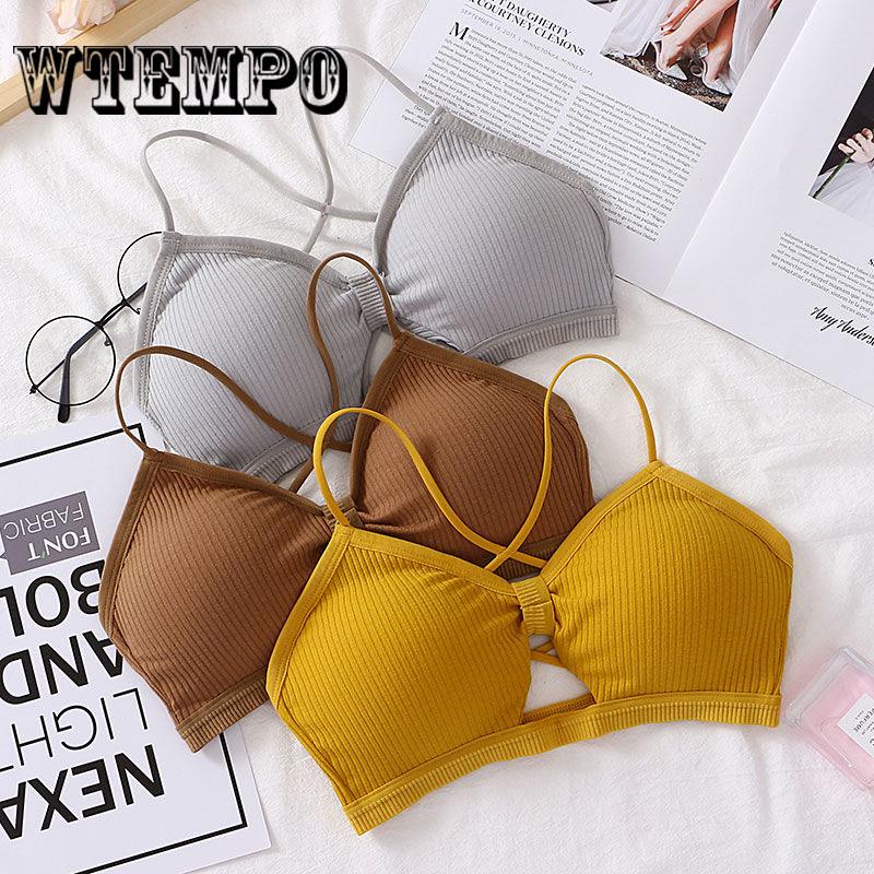 Korean Version of The Wrapped Chest Strap Vest Tube Top Sexy No Steel Ring Beauty Back Bra Student