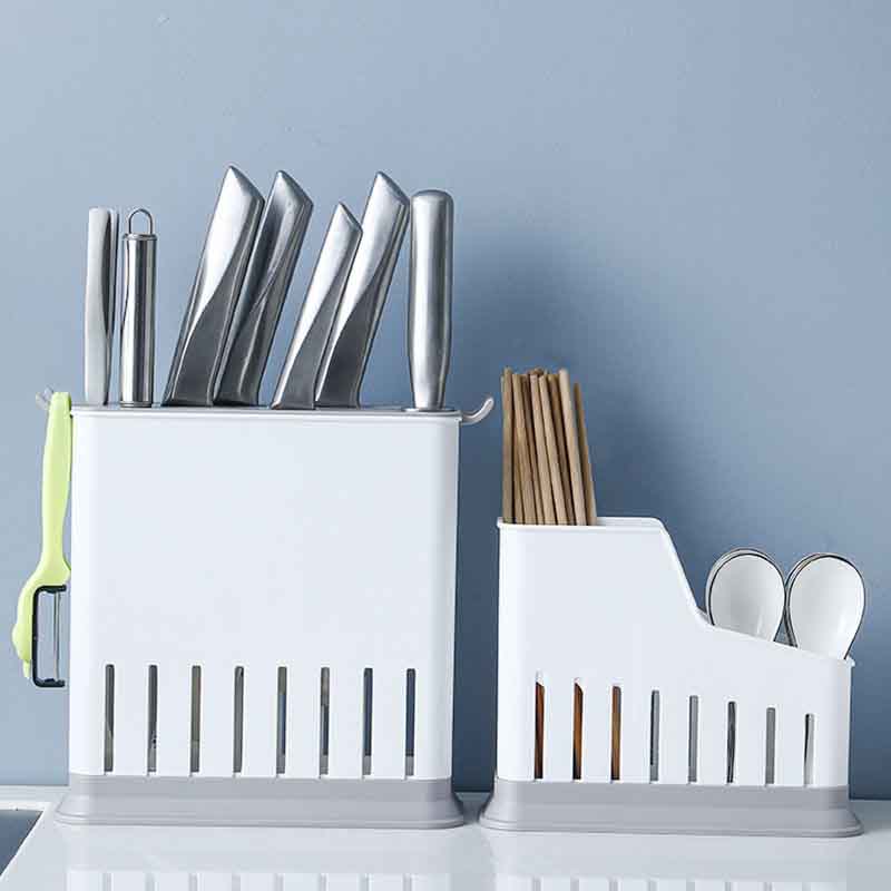 Kitchen Rack Countertop Knife Rack Supplies Storage Family Chopsticks Cage Knife One
