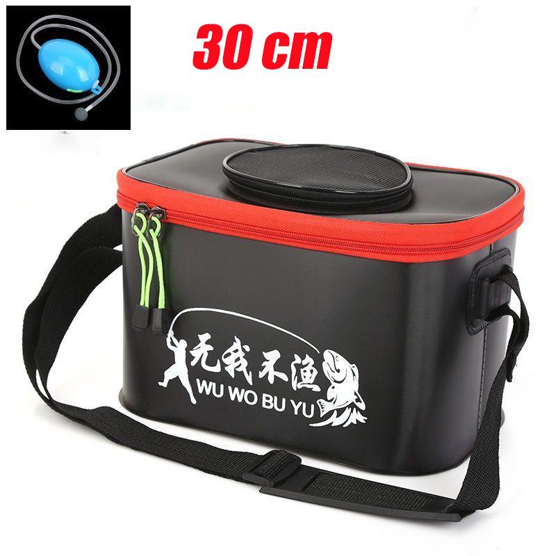 EVA Portable Fishing Bag Folding Thickened Live Fish Tank Water Tank Bucket Camping Fishing Tackle Fish Box Travel Fishing Tackle