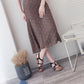 Bohemian Beaded Elastic Band Tendon Sole Beach Flat Heel Flat Shoes Women's Open Toe Sandals