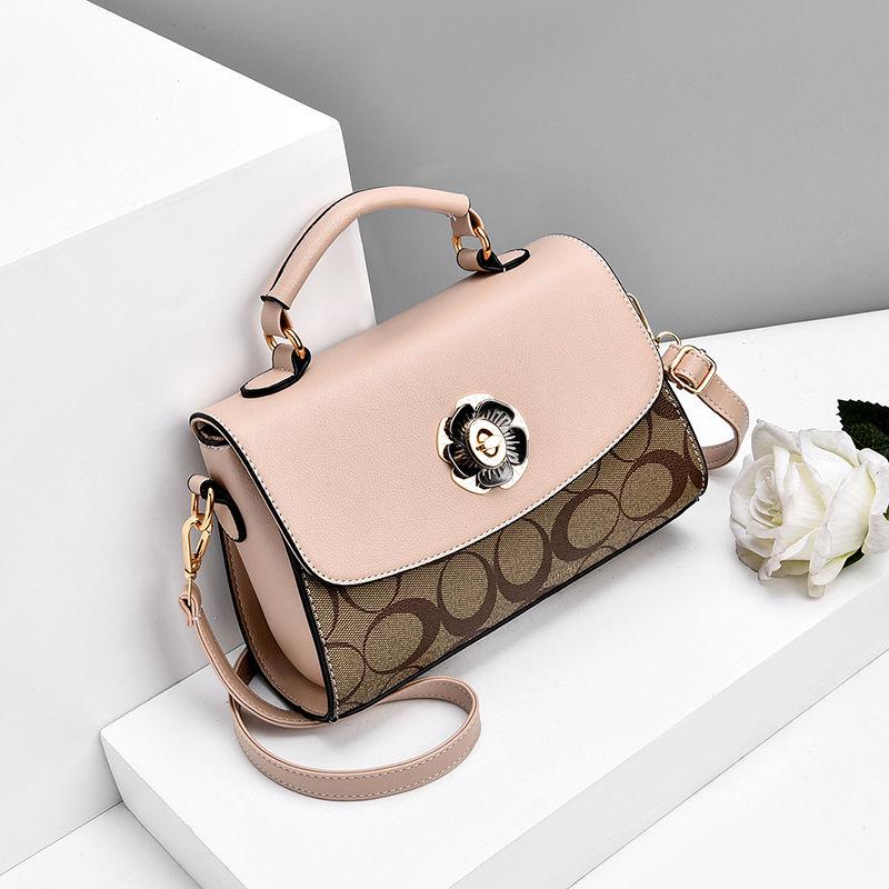 PU Leather Crossbody Bags women shoulder bag camellia female handbag small bag fashion messenger bag small square bag