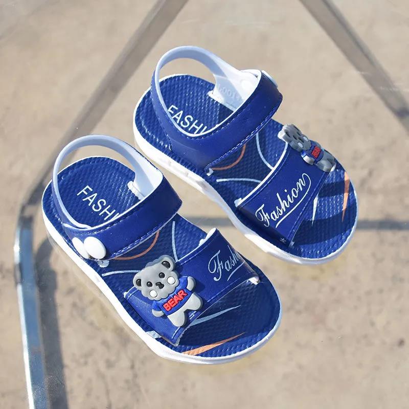 Kids Sandals In Summer Soft Sole Outdoor Light Sandals Little Boys and Girls Anti-slip Flat Casual Sandals