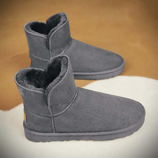 Cotton Shoes Men's Winter High-top Plus Velvet Thick Snow Boots Warm Casual Shoes Non-slip Cotton Boots