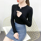 Sweater Women's Pullover Knitwear Long-sleeved Korean Version of Solid Color Slim Tops Trending Sweaters Autumn and Winter Top