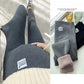 Pregnant Women's Pants In Winter Wear Thickened Plush Leggings Pregnant Women's Clothes Autumn and Winter Warm Cotton Pants Winter Clothes