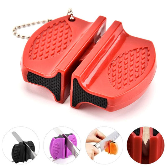 2pcs Portable Mini Fast Sharpener Multi Function Sharpener Home Kitchen Gadgets
