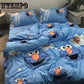Duvet Cover Set Luxury Egyptian Cotton Bedlinens Queen Size Bedding Set Bedsheet Bedspread